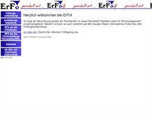 Tablet Screenshot of erfo.de