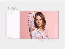 Tablet Screenshot of erfo.com